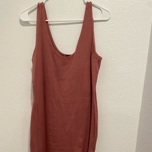 Plus Size Dust Rose Lace Bodycon Dress 1x